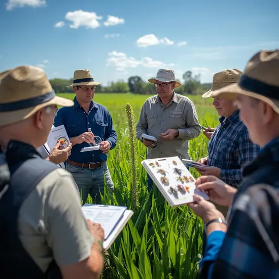 آموزش کنترل آفات به کشاورزان
